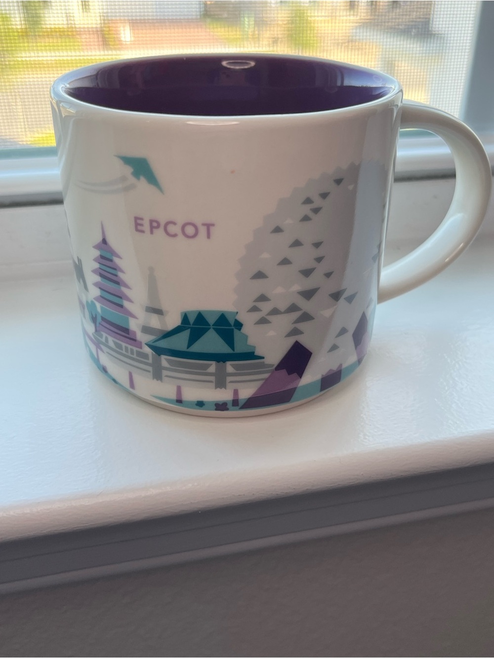 Starbucks Epcot Disney Parks You Are Here Collection Mug